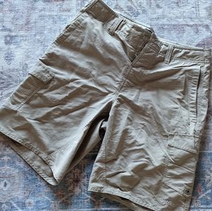Men's khaki Patagonia shorts